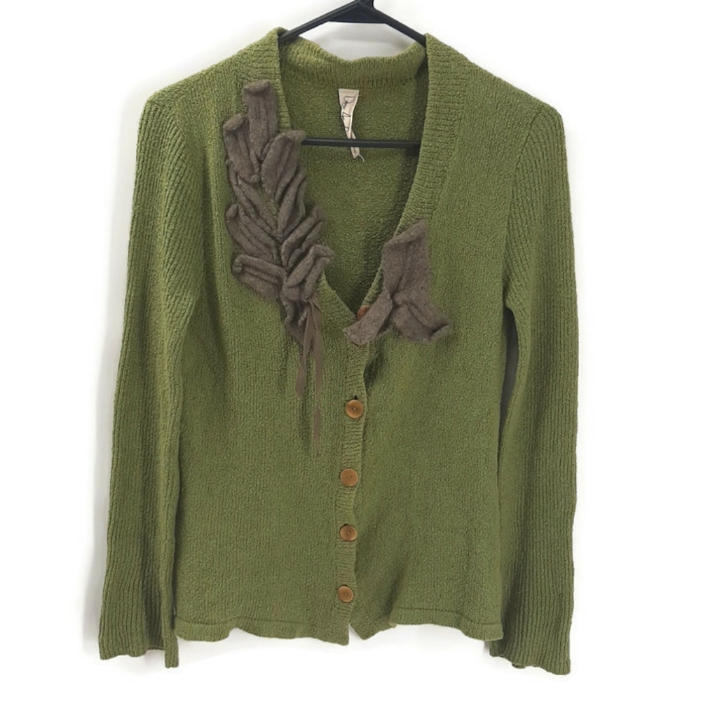 D.A.R. Denise Allen Robinson cardigan sweater sm